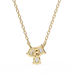 Eileen Three Stone Pendant