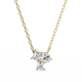 Eileen Three Stone Pendant