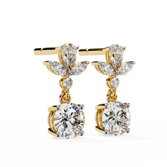 Ivory Diamond Earring