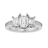 Leyla Three Stone Ring