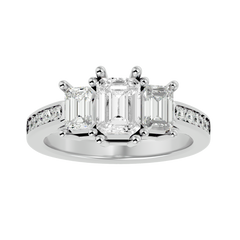 Leyla Three Stone Ring