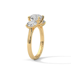 Brylee Three Stone Ring