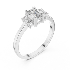 Kyleigh Three Stone Ring