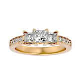 Addyson Three Stone Ring