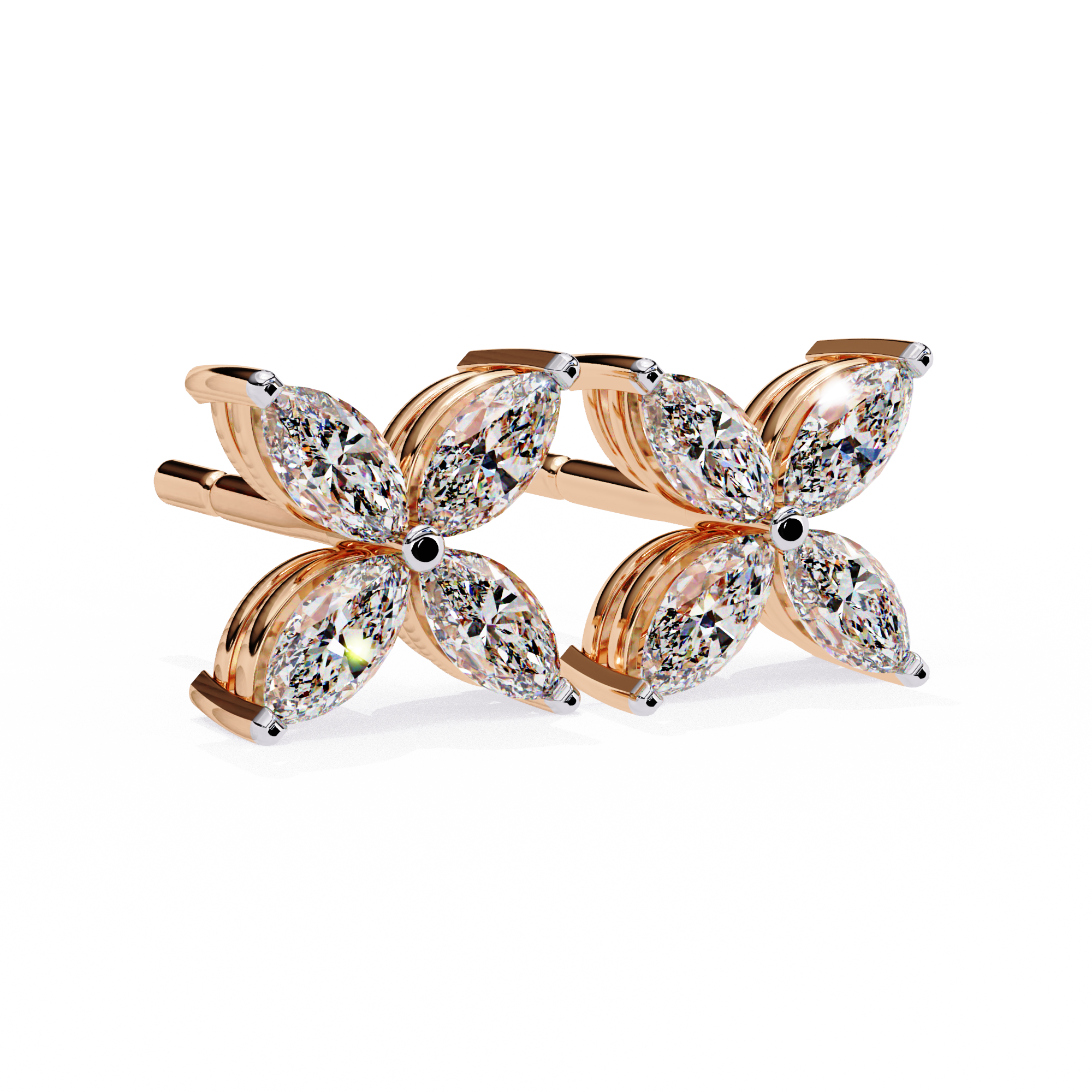 August Diamond Earring