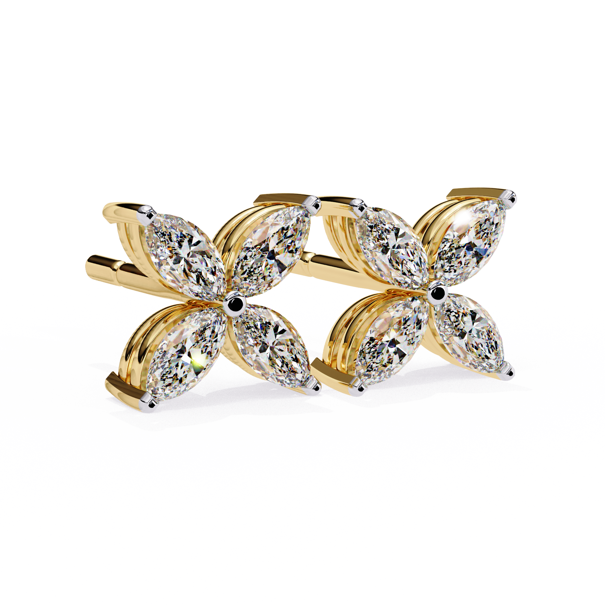 August Diamond Earring