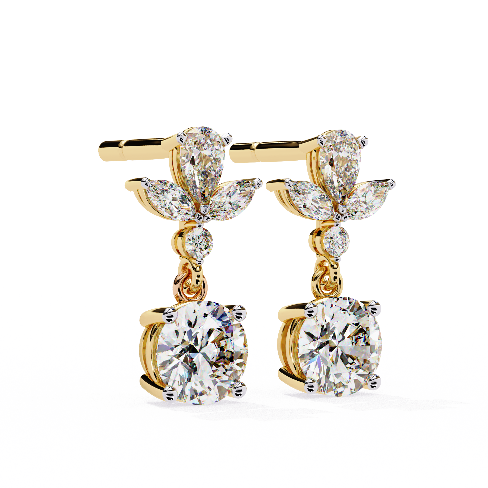 Ivory Diamond Earring