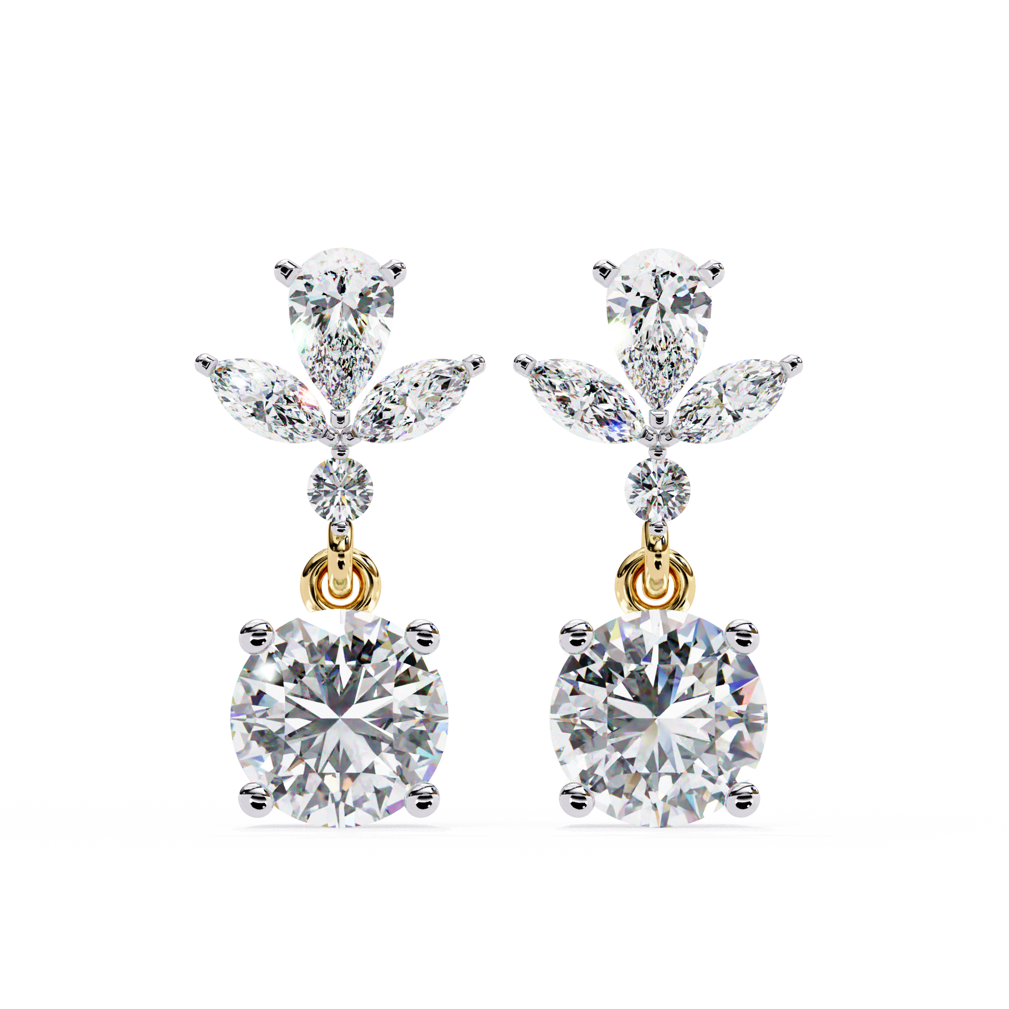 Ivory Diamond Earring
