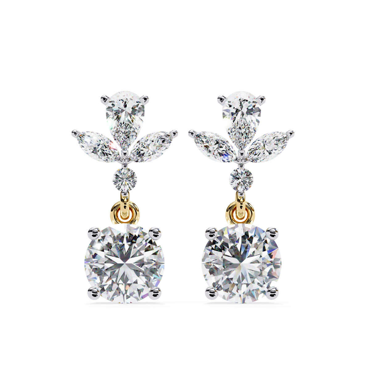 Ivory Diamond Earring