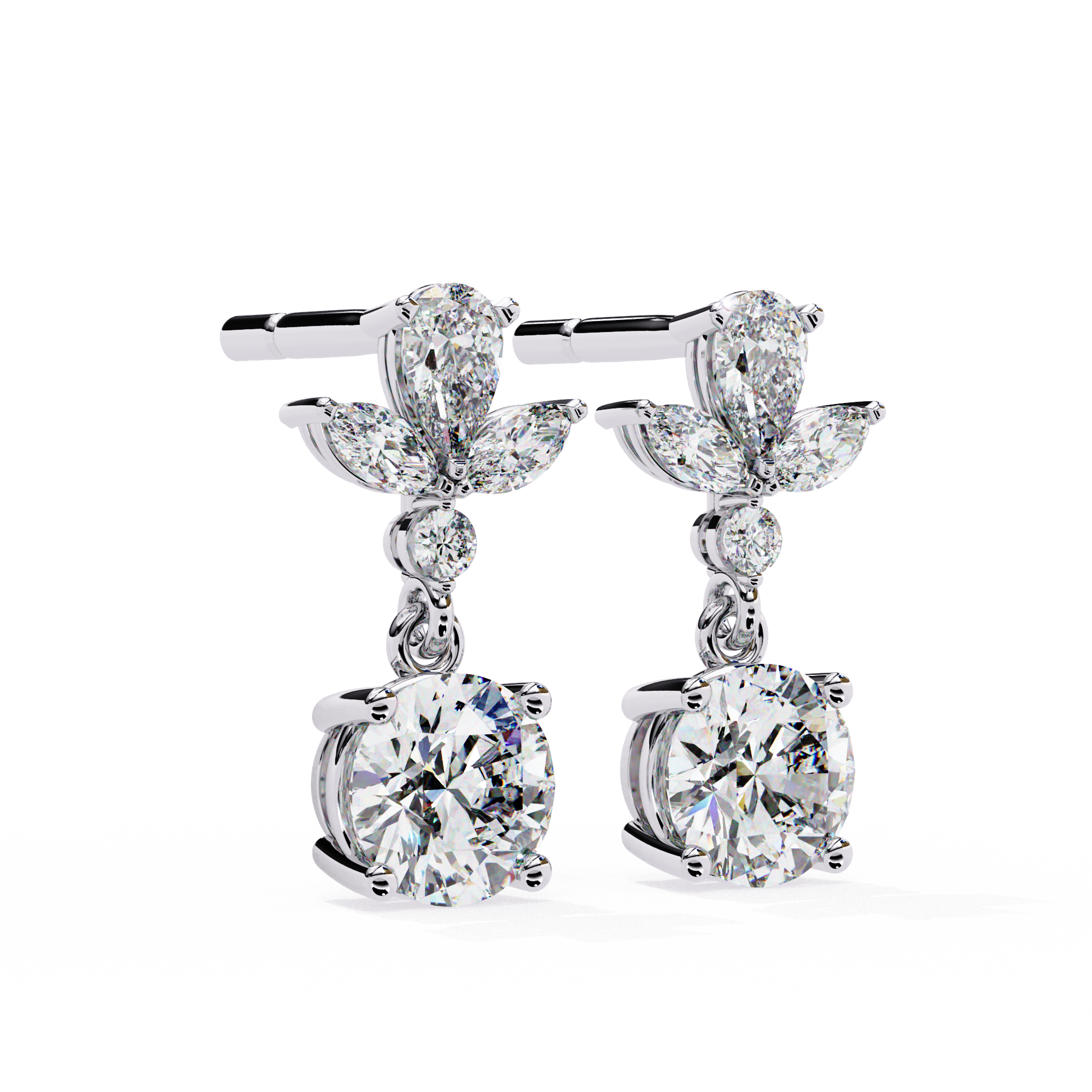 Ivory Diamond Earring