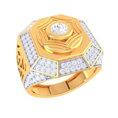 Ian Solitaire Mens Ring