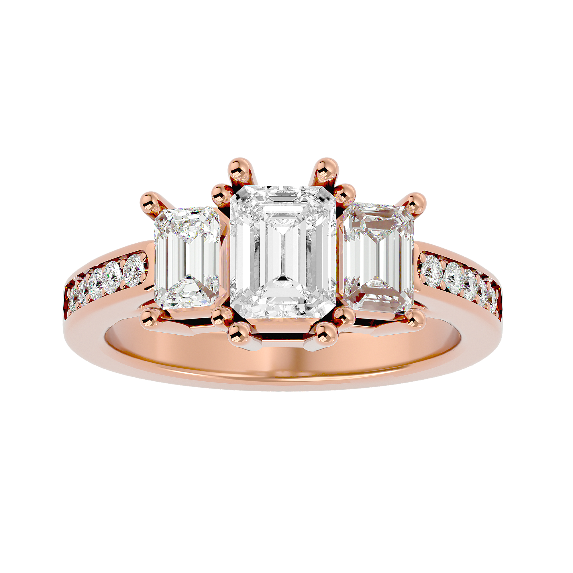 Leyla Three Stone Ring