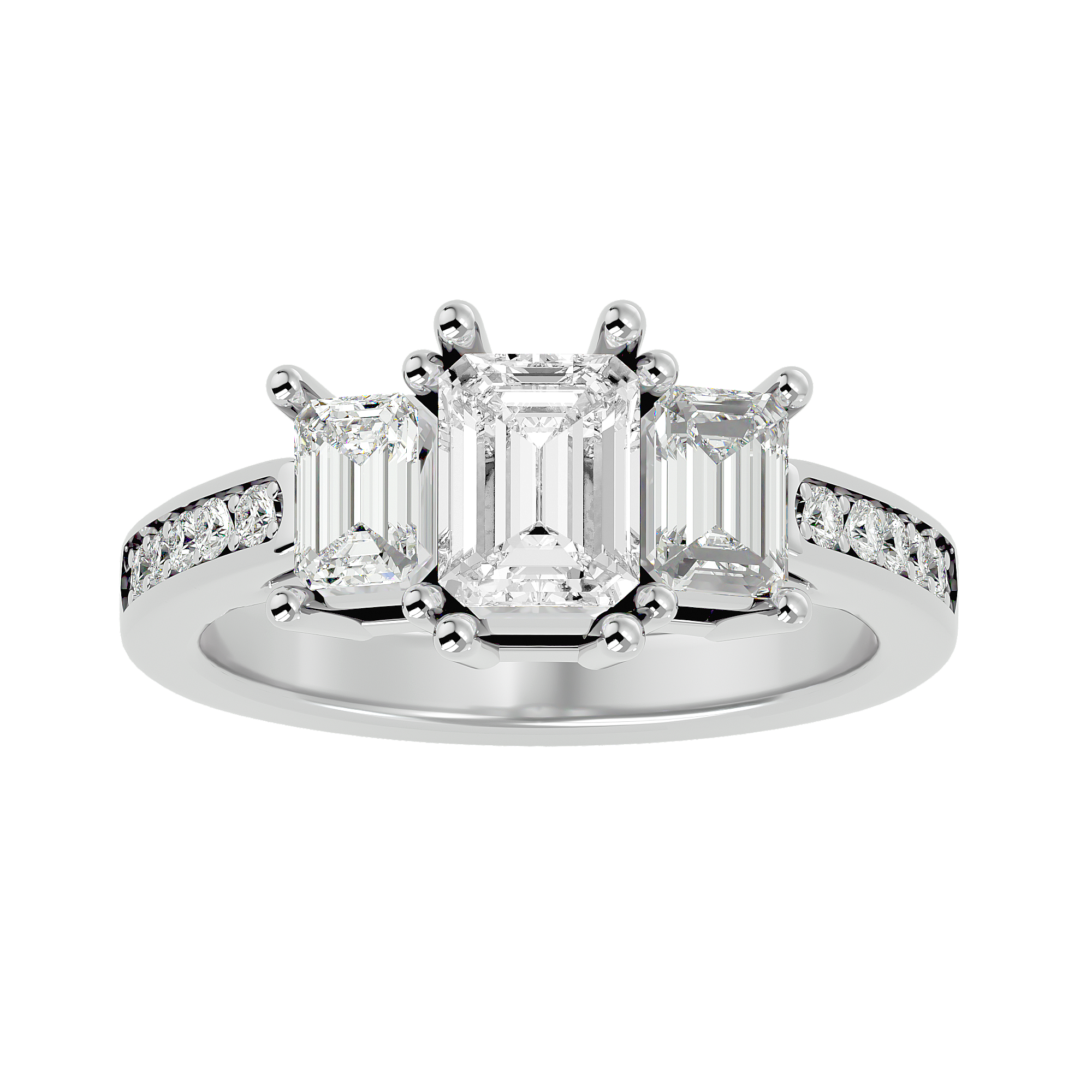 Leyla Three Stone Ring