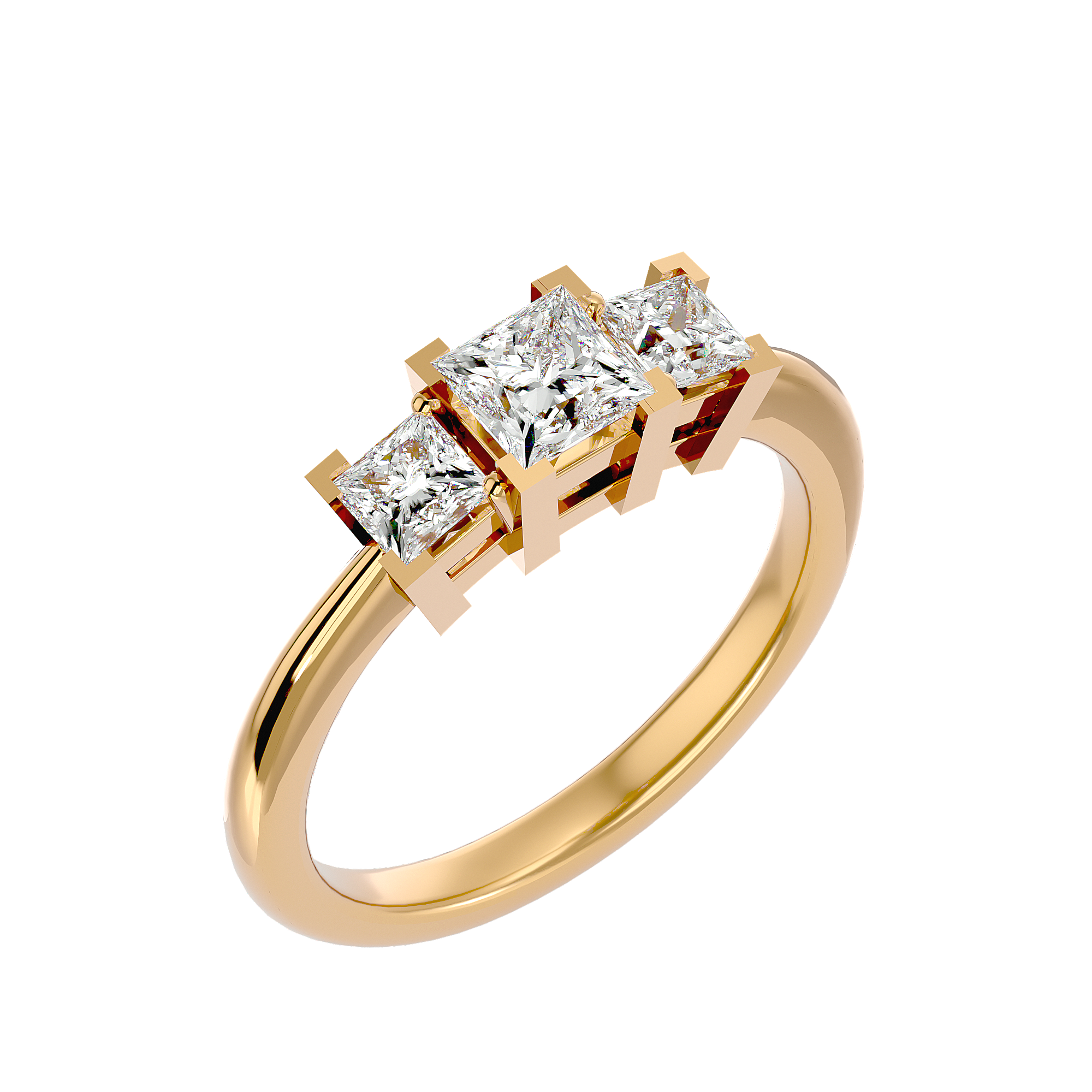 Pearl Three Stone Ring