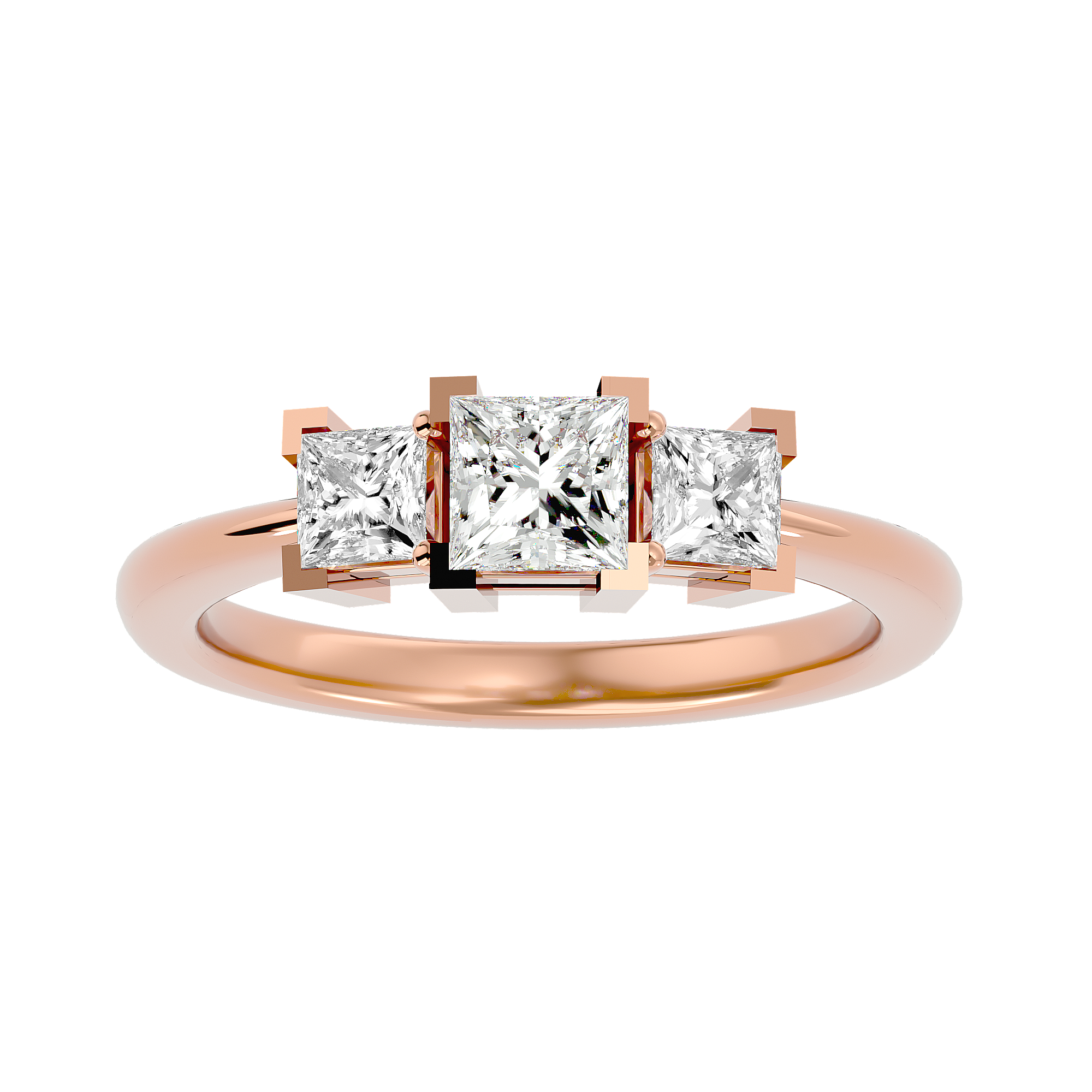 Pearl Three Stone Ring