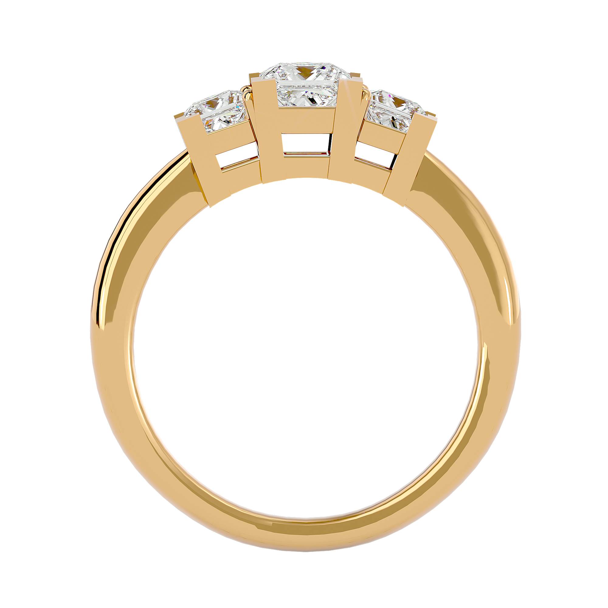 Pearl Three Stone Ring