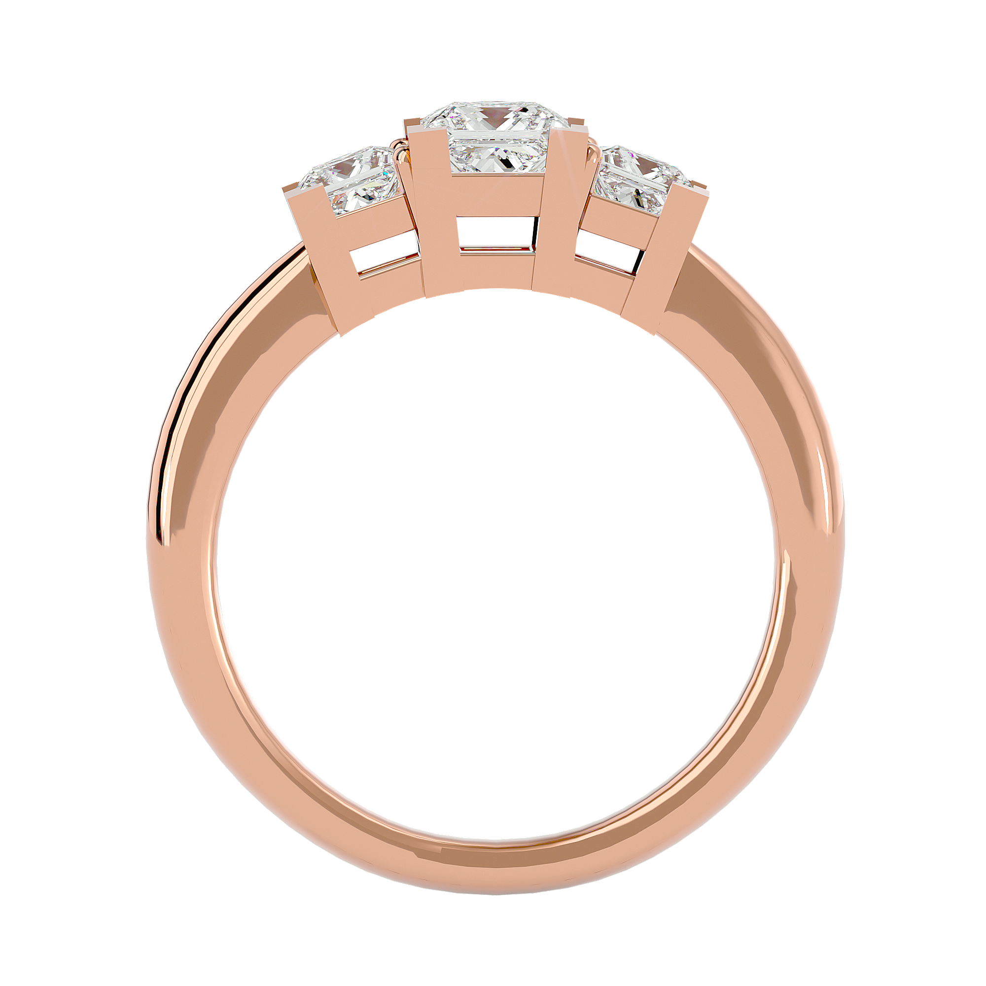 Pearl Three Stone Ring