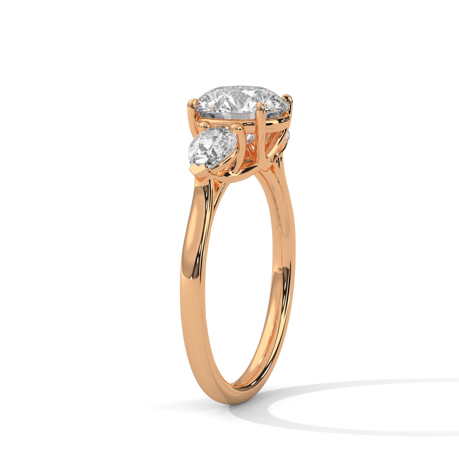 Alia Three Stone Ring