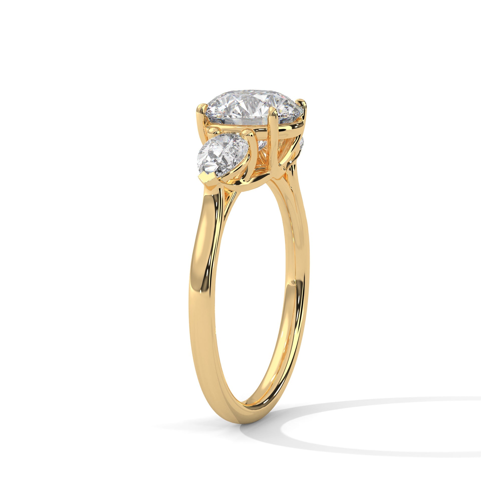 Alia Three Stone Ring