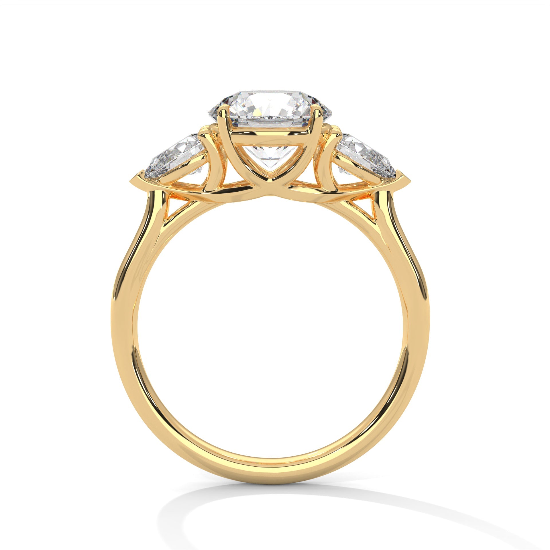 Alia Three Stone Ring