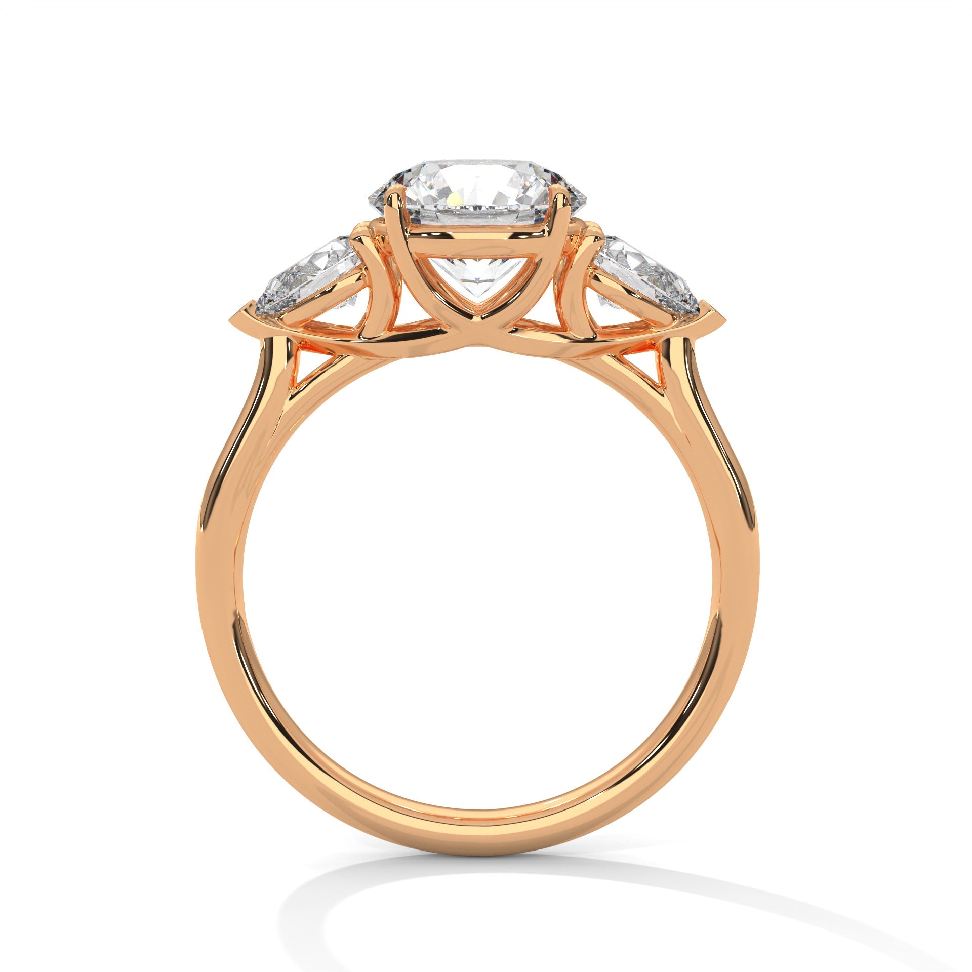Alia Three Stone Ring