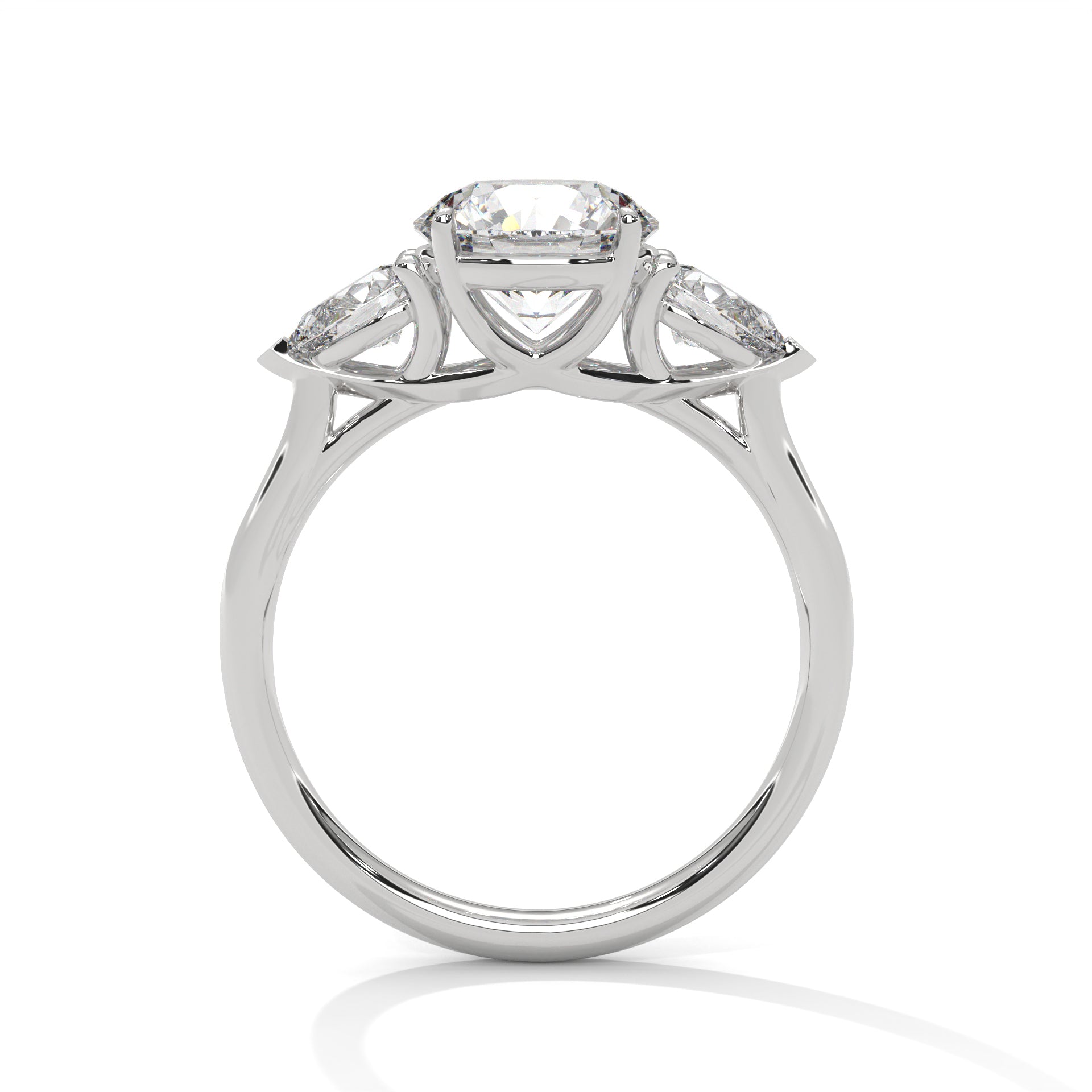 Alia Three Stone Ring