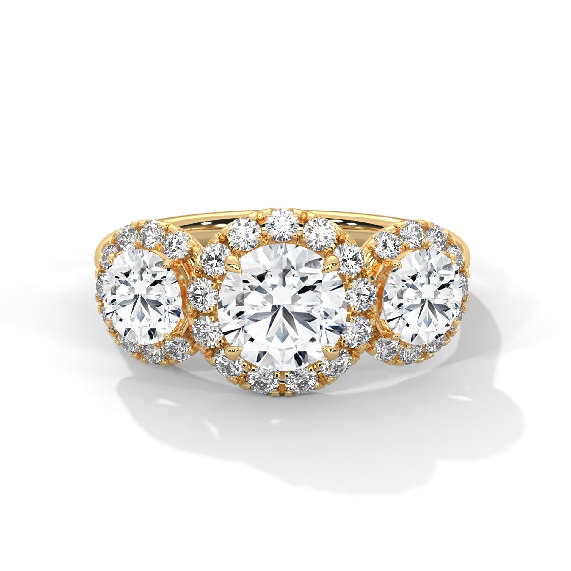 Lillie Three Stone Ring