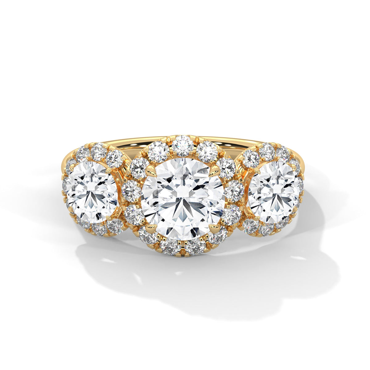 Lillie Three Stone Ring