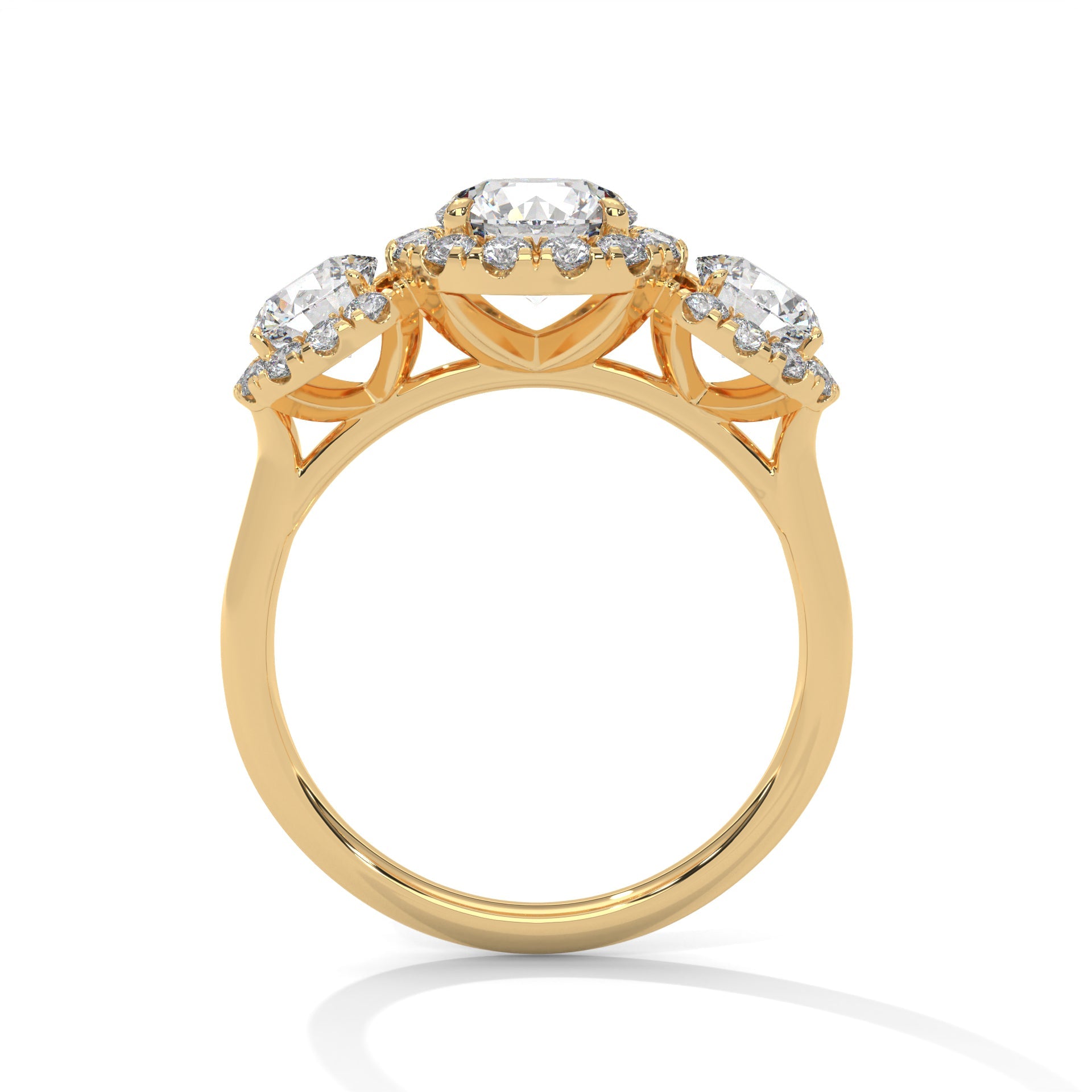 Lillie Three Stone Ring
