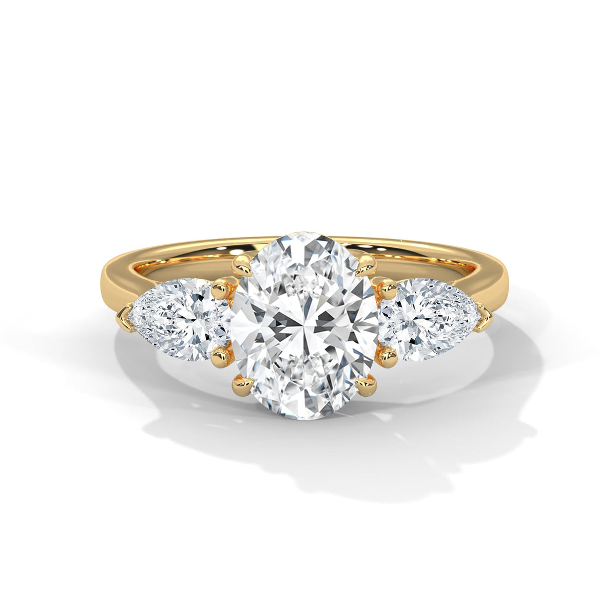 Aileen Three Stone Ring