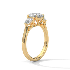 Aileen Three Stone Ring