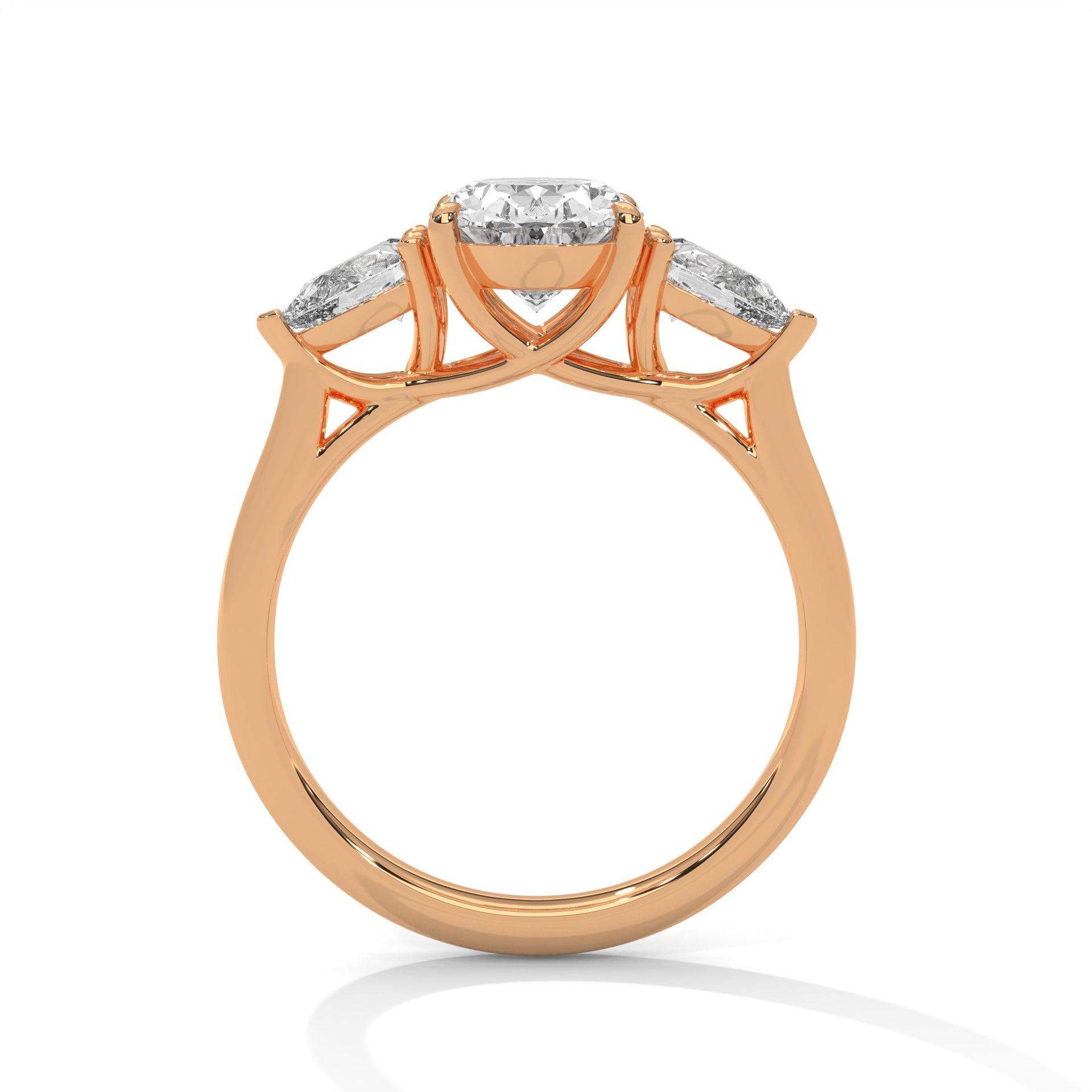 Aileen Three Stone Ring
