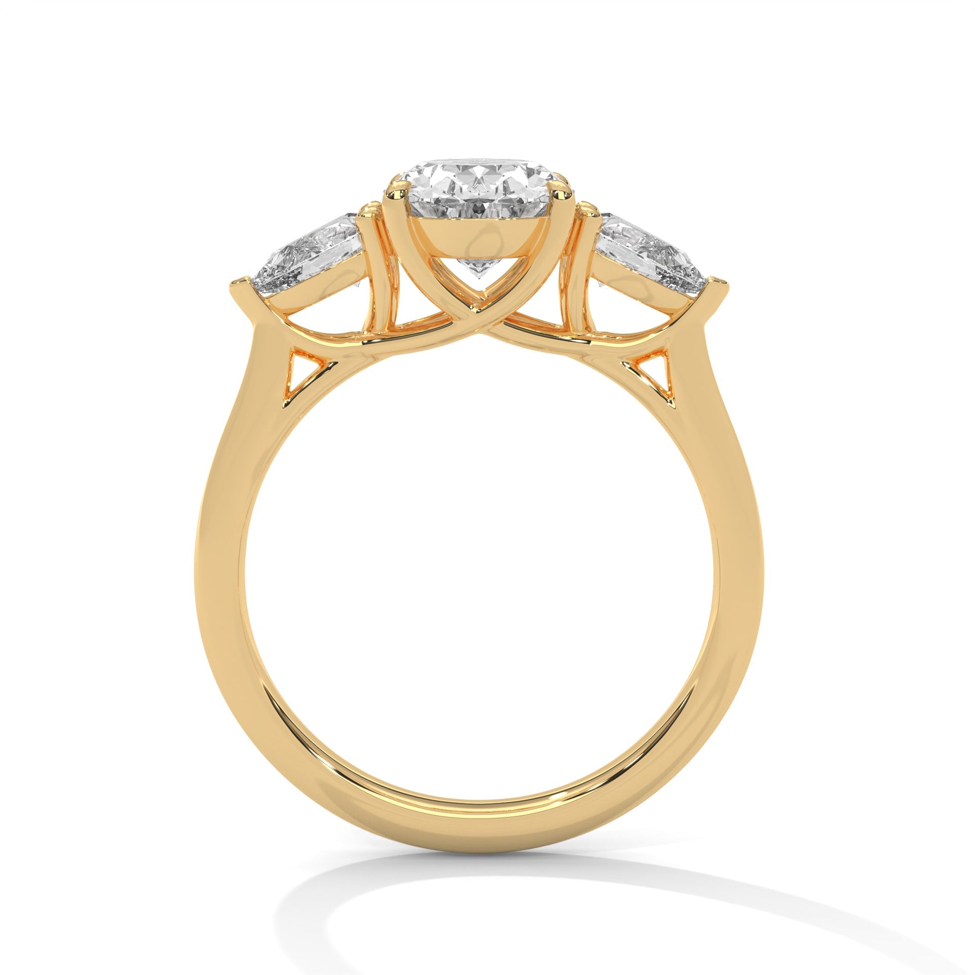 Aileen Three Stone Ring