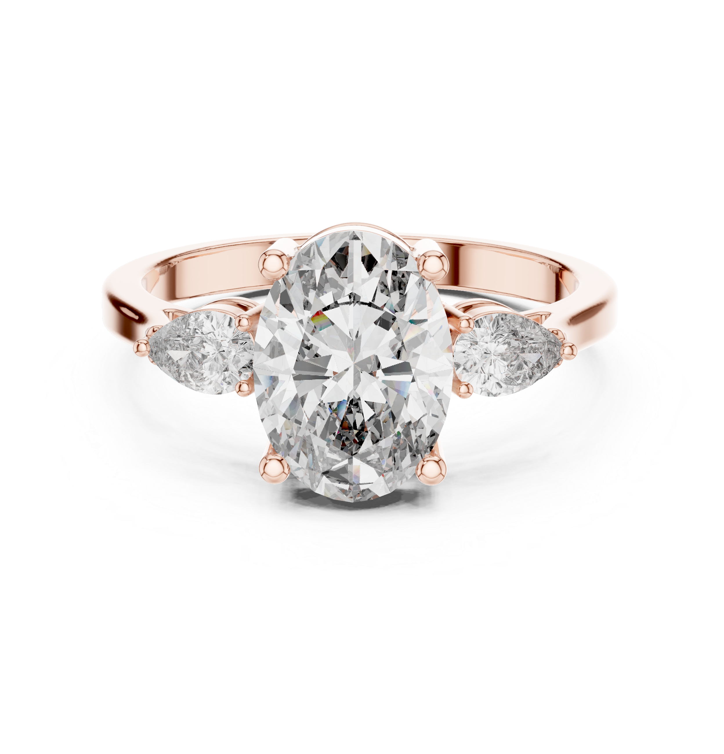 Tiana Three Stone Ring