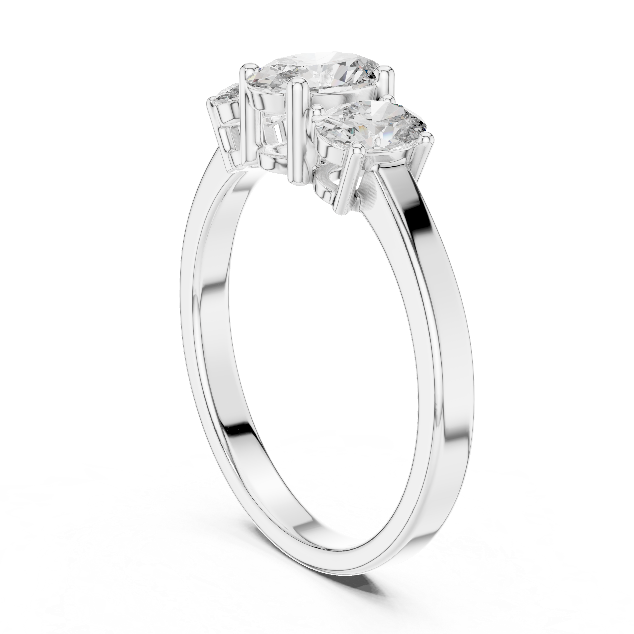 Astrid Three Stone Ring