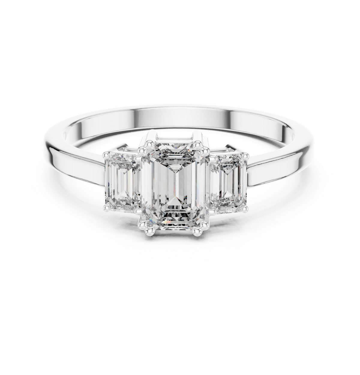 Kyleigh Three Stone Ring