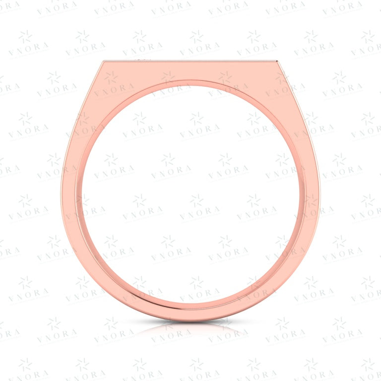 Franklin Solitaire Mens Ring