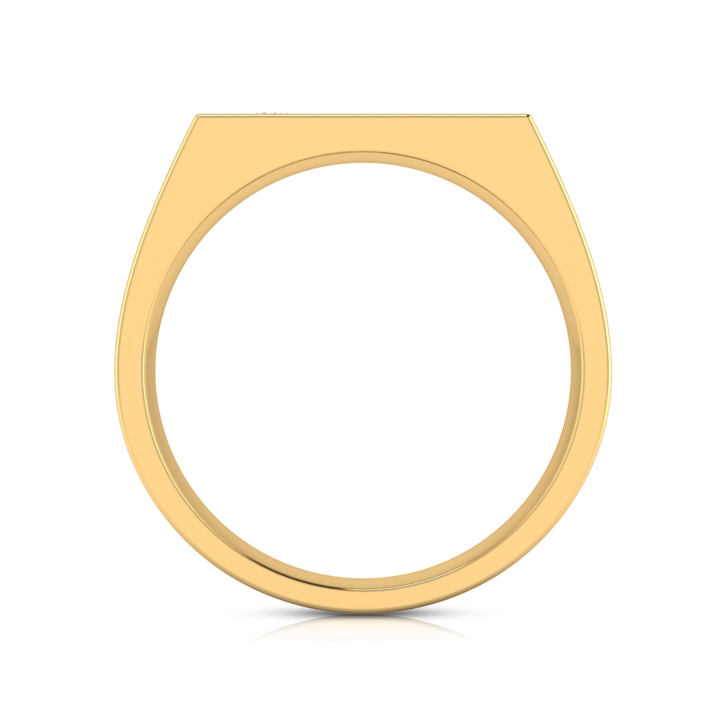 Franklin Solitaire Mens Ring