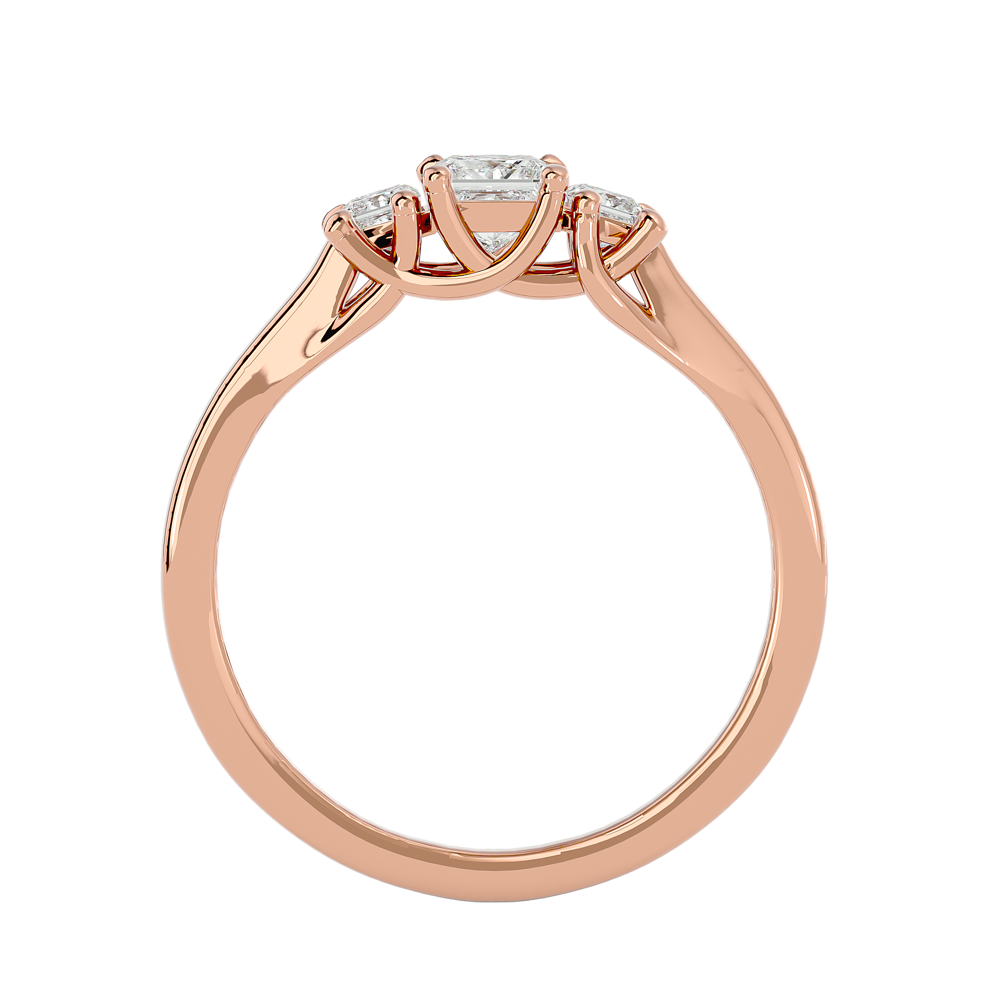 Roselyn Three Stone Ring