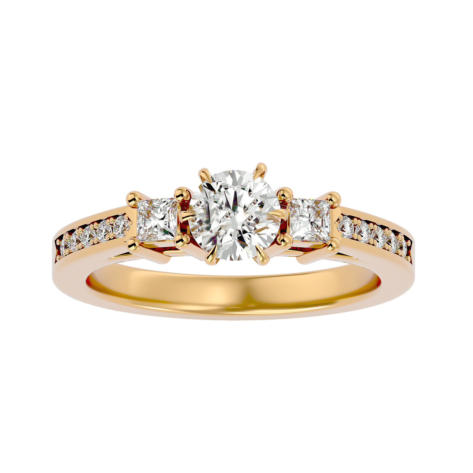 Lennox Three Stone Ring