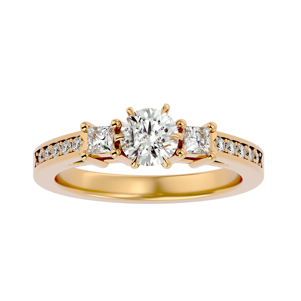 Lennox Three Stone Ring