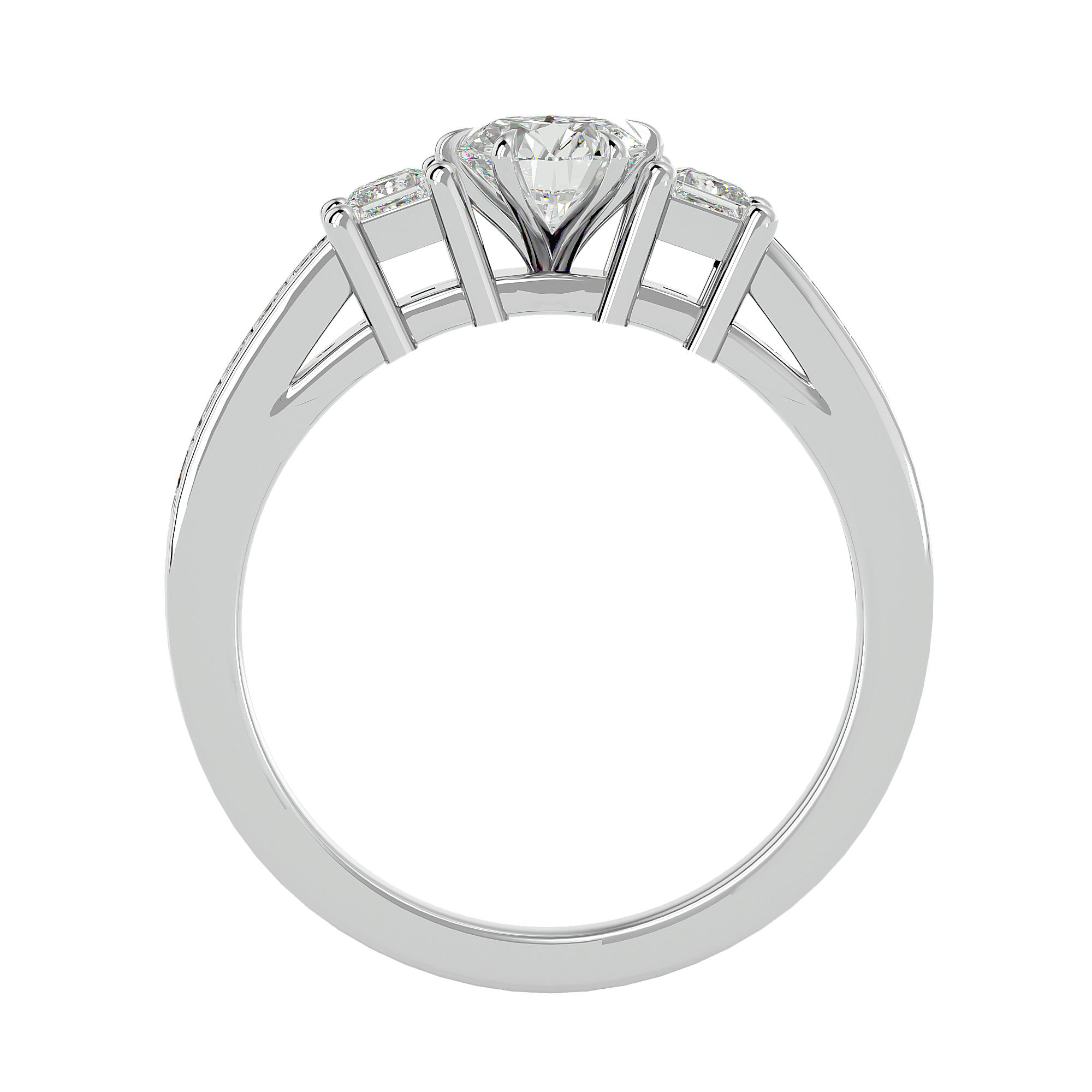 Lennox Three Stone Ring