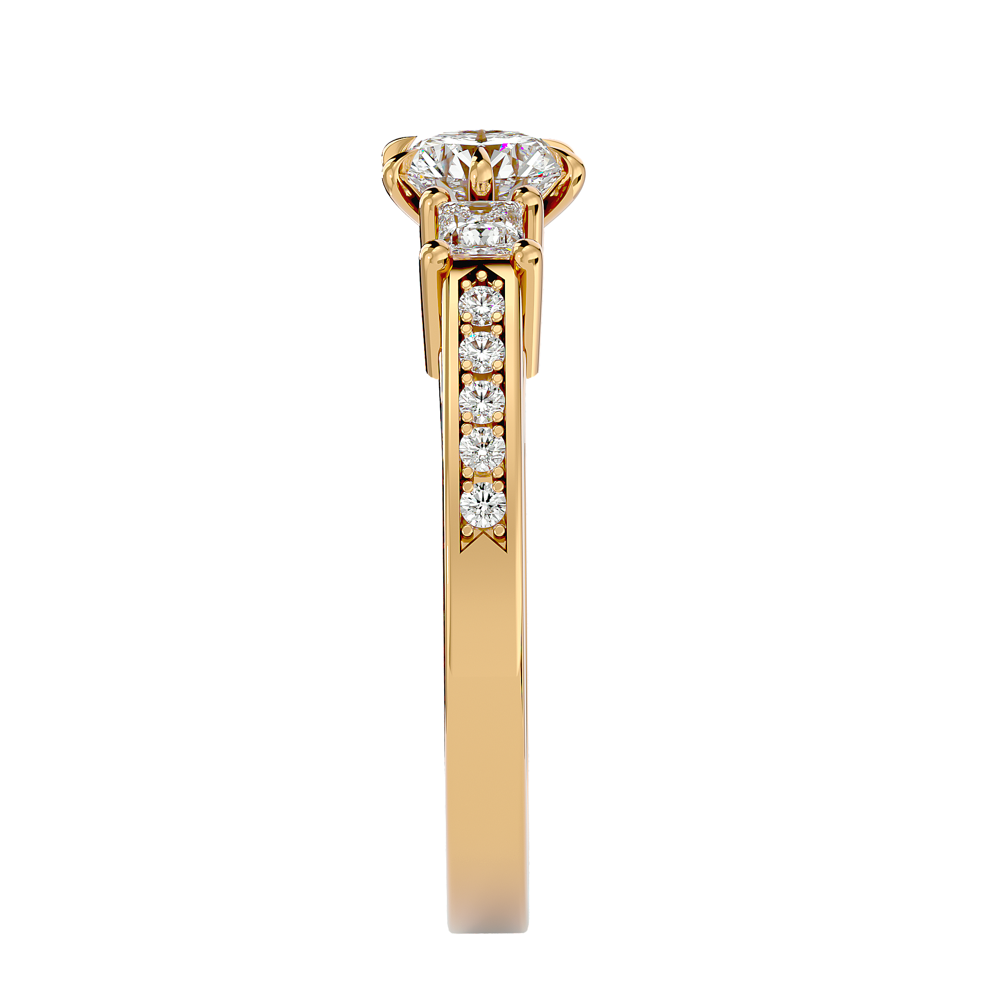 Lennox Three Stone Ring