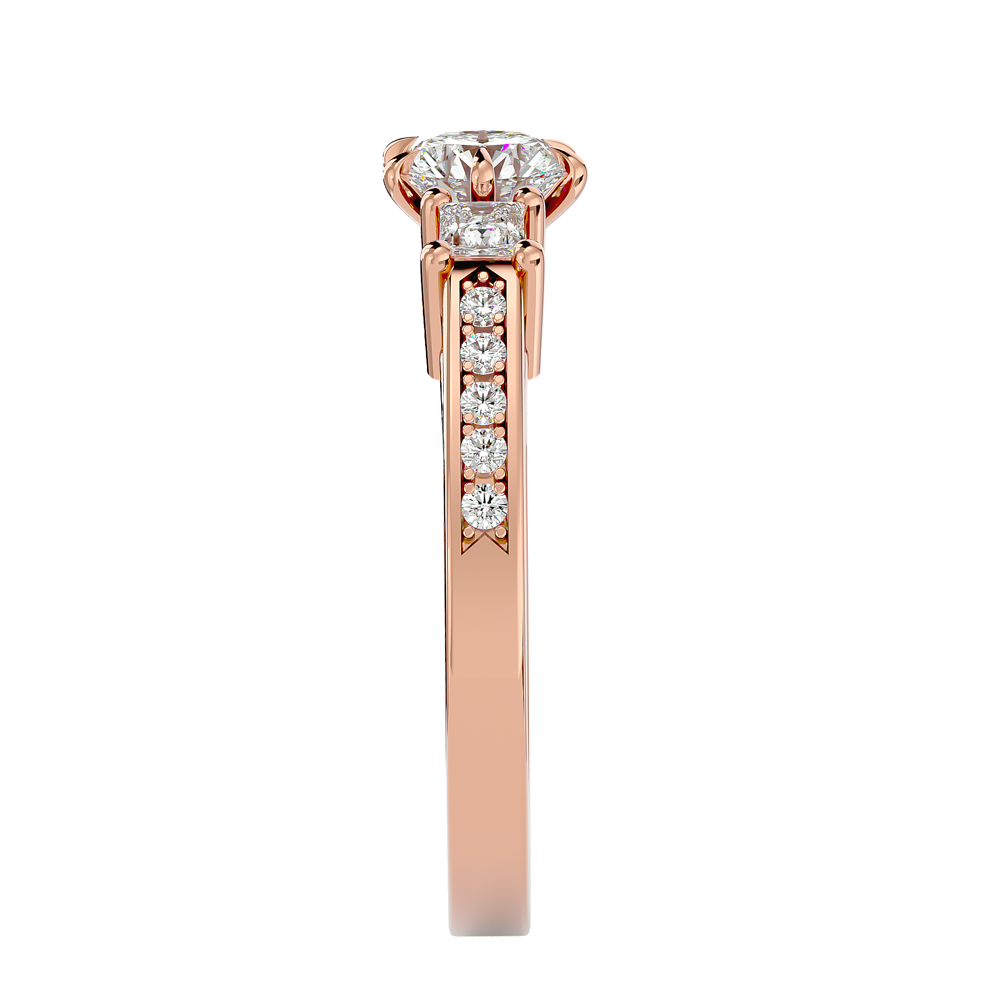Lennox Three Stone Ring