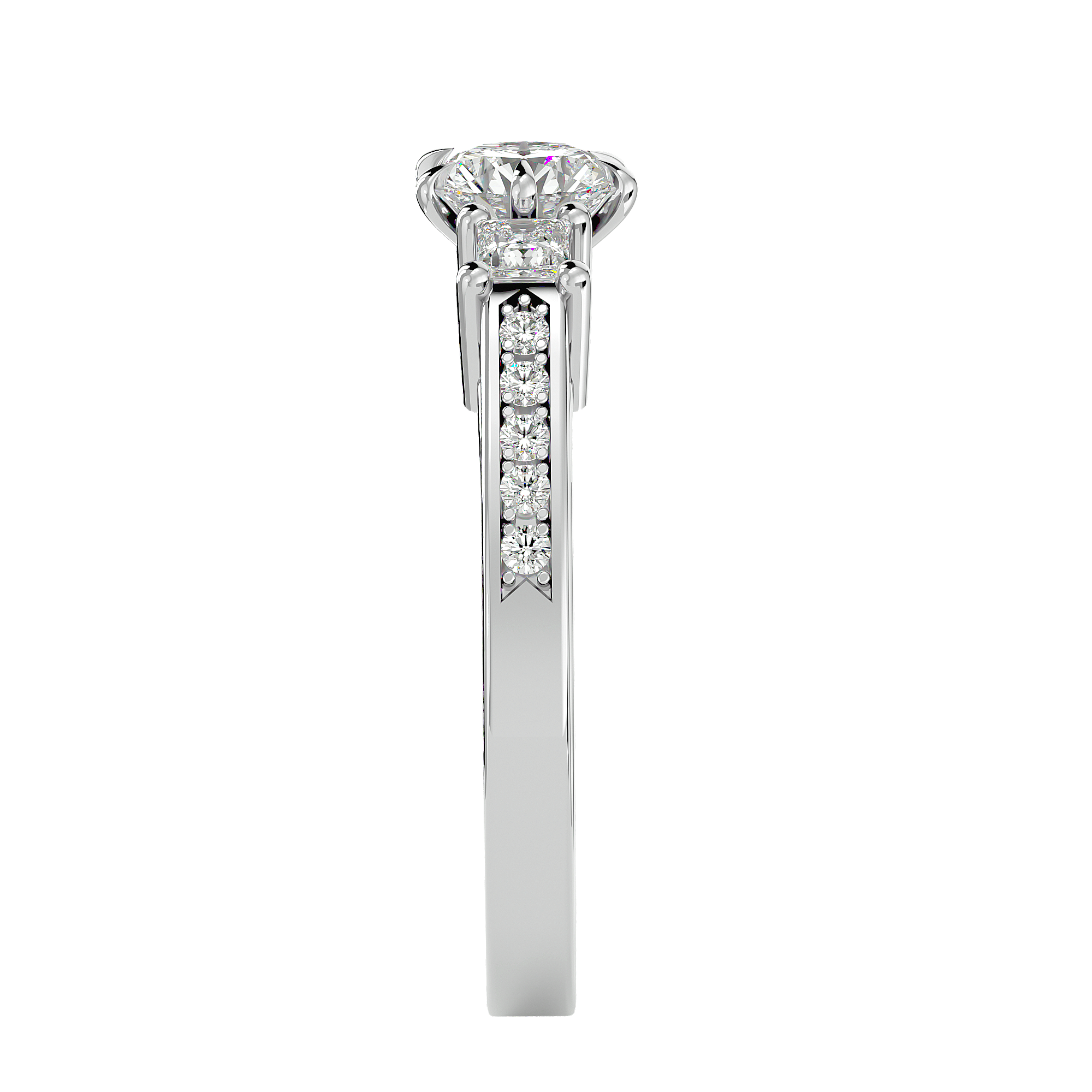 Lennox Three Stone Ring