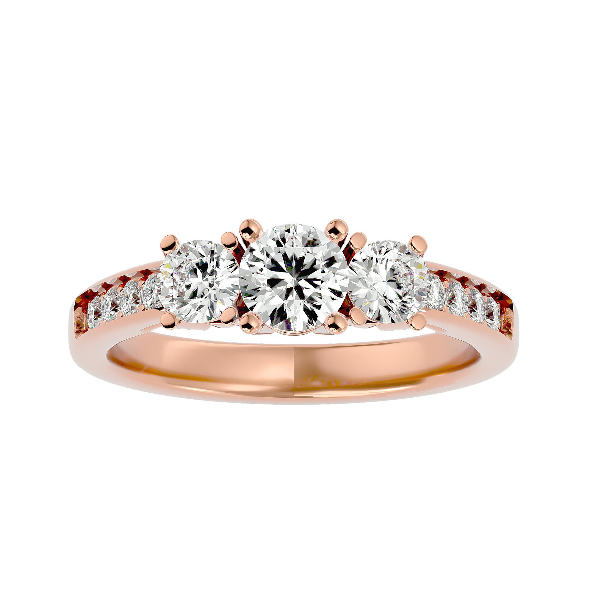 Stevie Three Stone Ring