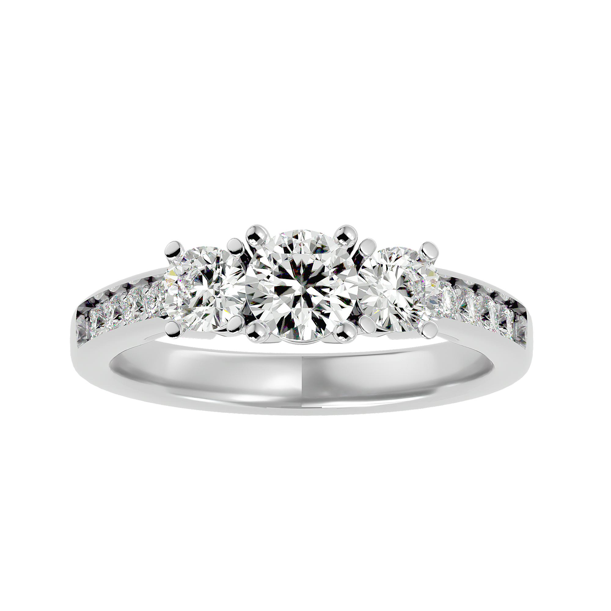 Stevie Three Stone Ring