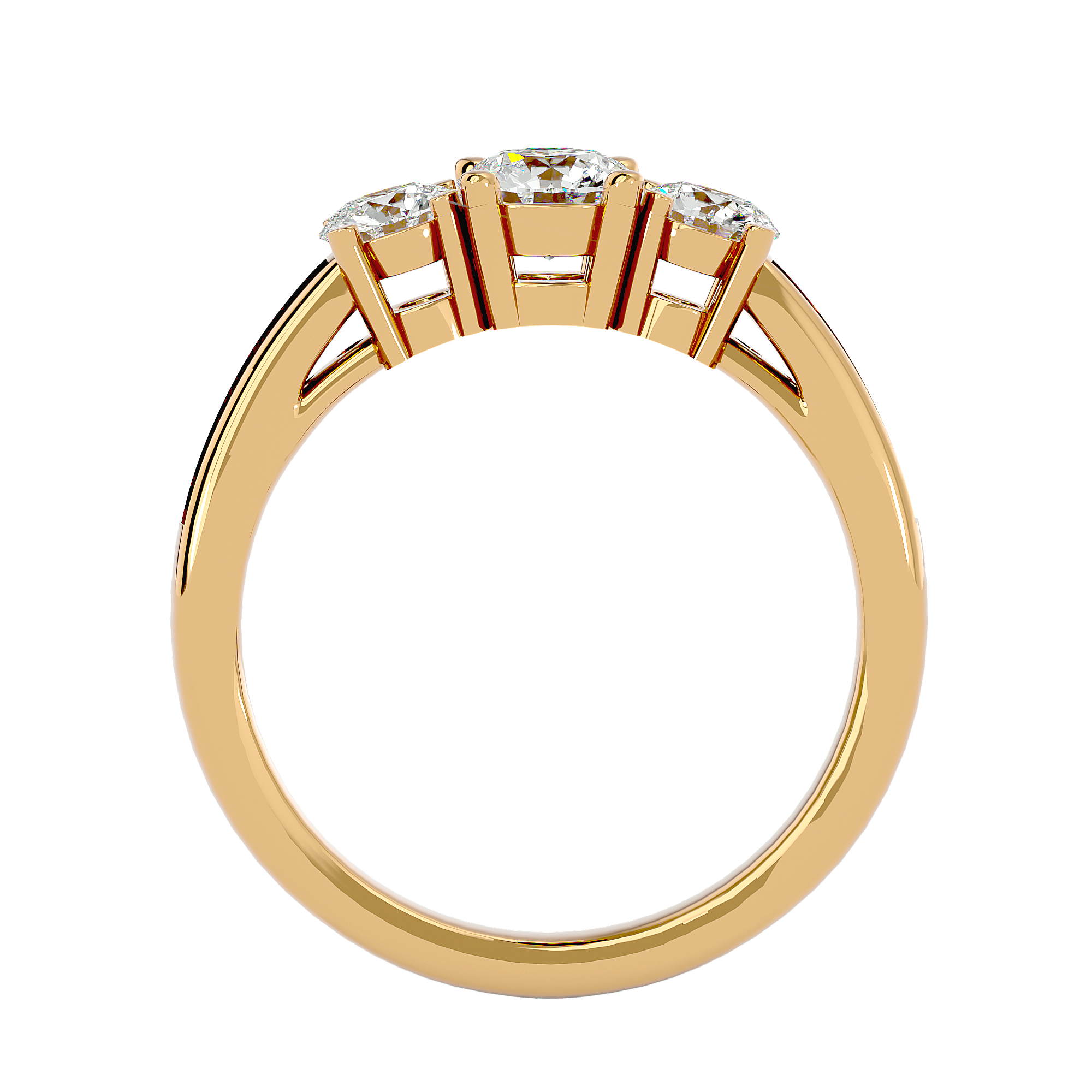 Stevie Three Stone Ring