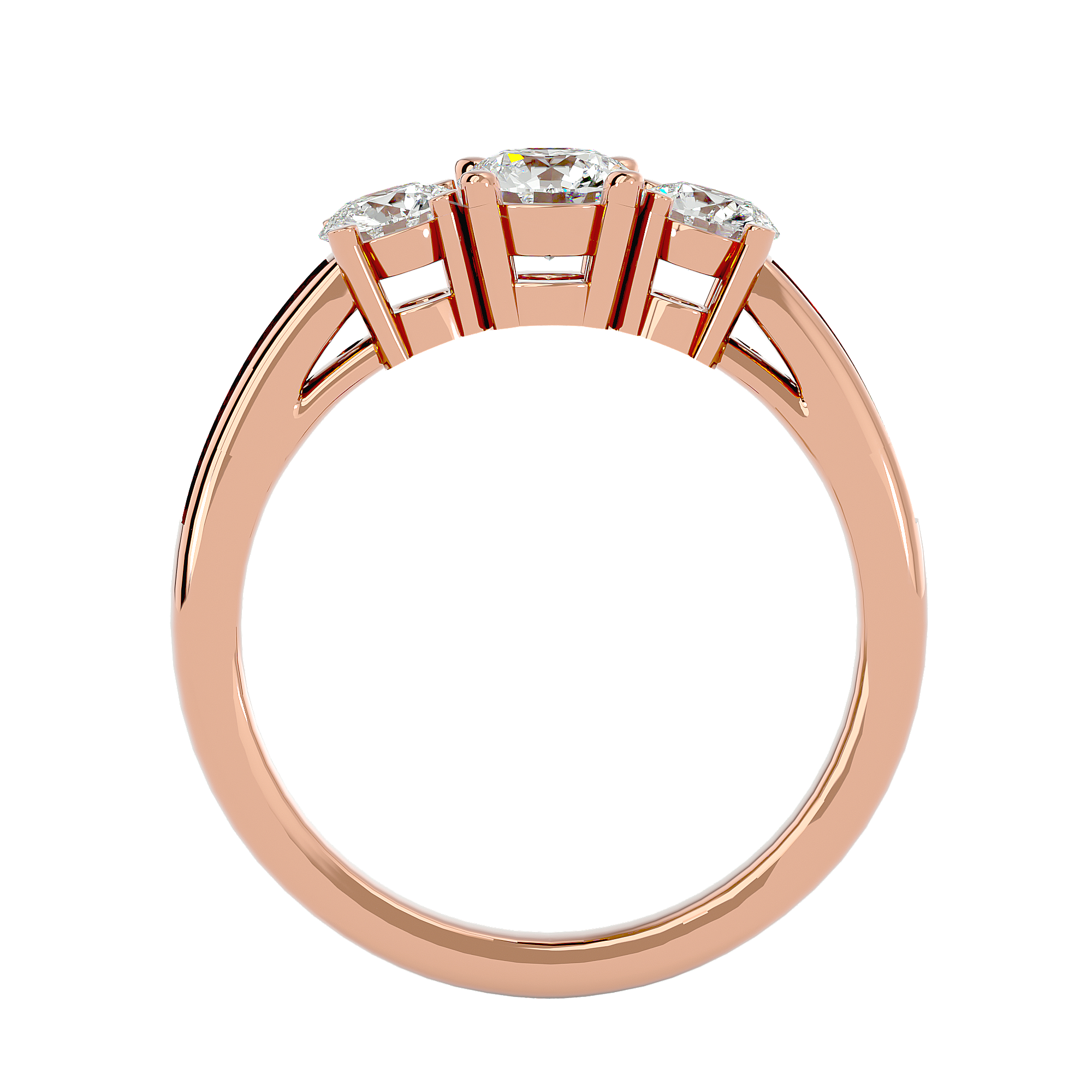 Stevie Three Stone Ring