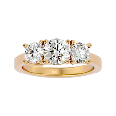 Janiyah Three Stone Ring